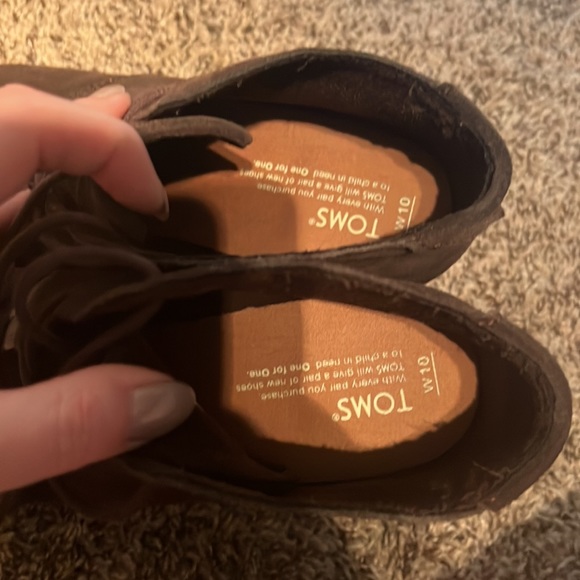 Toms Lunata Lace-Up Sz. 10 - Picture 6 of 8